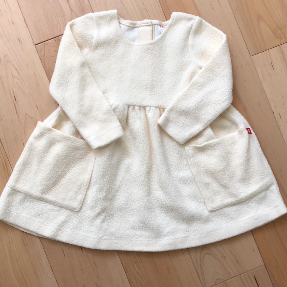 Zutano Fuzzy Fleece Toddler Dress